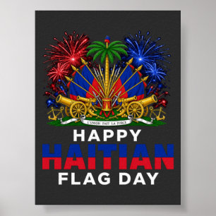 Poster Orgulho do Dia da Bandeira Haitiana – Ayiti Design