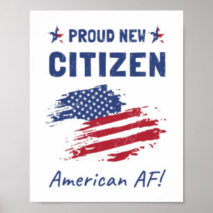 Poster Orgulho do Novo Cidadão Americano, Cerimônia de