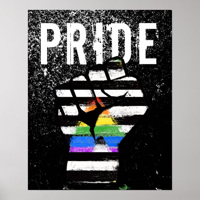 Poster Orgulho do Punho Aliado (Frente)