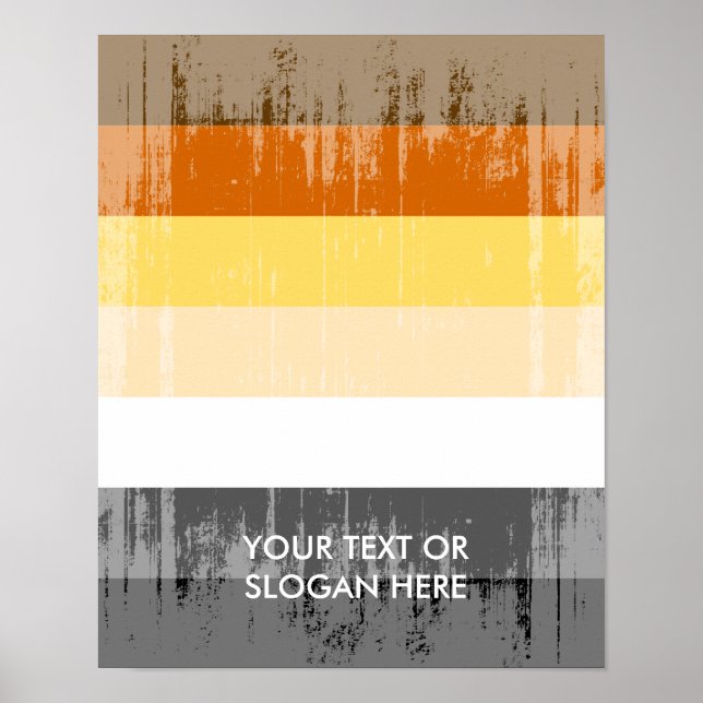 Póster Orgulho do Urso da Vintage (Frente)