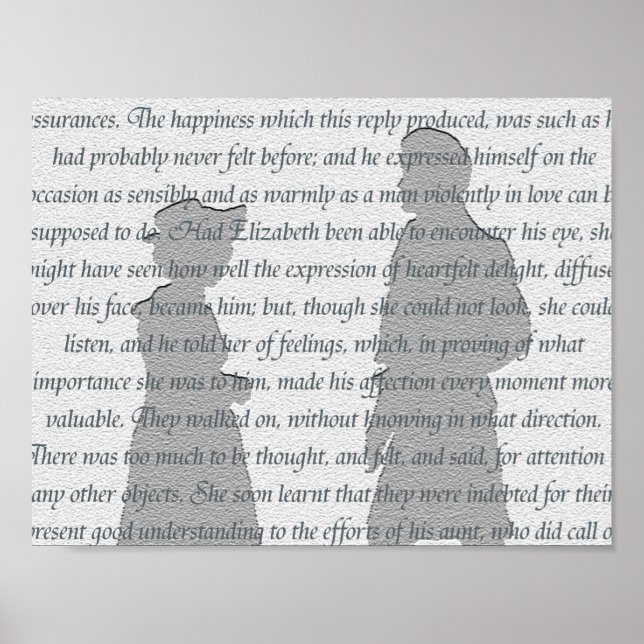 Póster Orgulho e Preconceito (Frente)