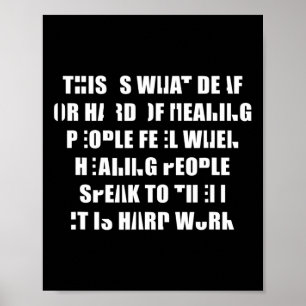 Poster Orgulho Escute É Um Linguagem De Sinais De Trabalh