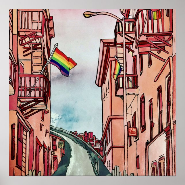 Poster Orgulho gay (Frente)