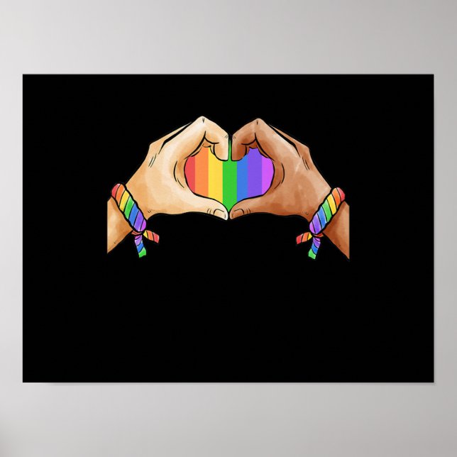 Poster Orgulho gay Clothing LGBT Sinalizador LGBT Arco-Ír (Frente)