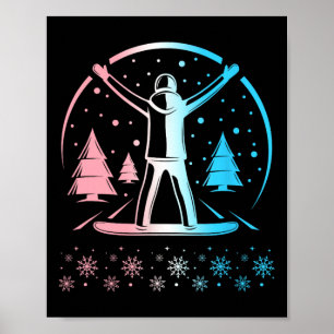 Poster Orgulho gay de inverno Trans Prioridades Sutil Lgb