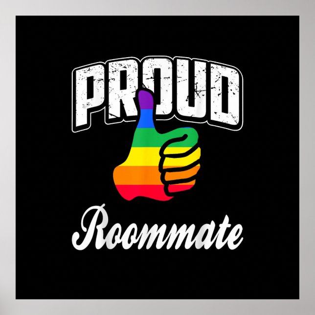 Poster Orgulho Gay do Colega de Quarto (Frente)