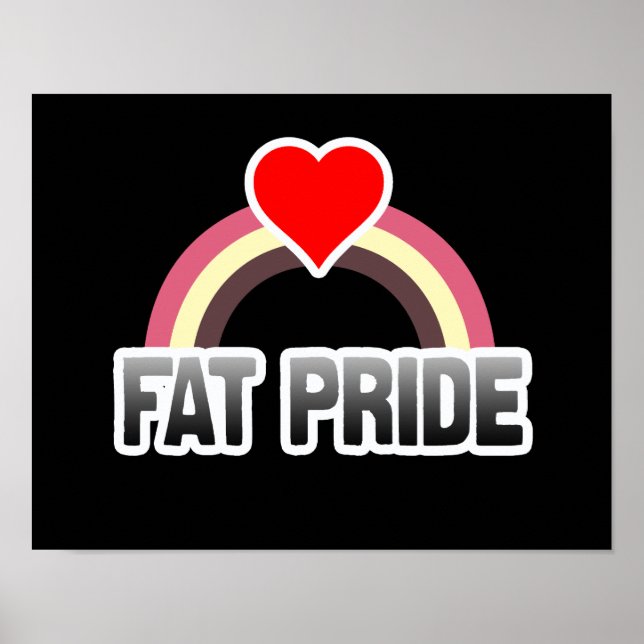 Poster Orgulho Gordo (Frente)