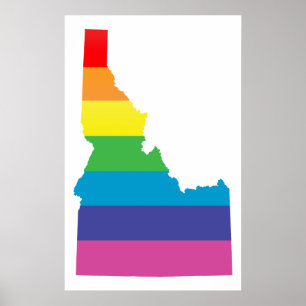 Póster orgulho idaho.