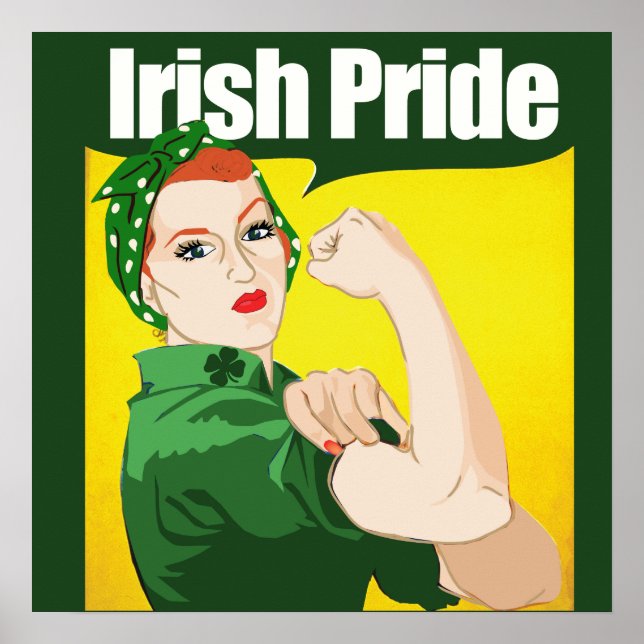 Póster Orgulho Irlandês (Frente)