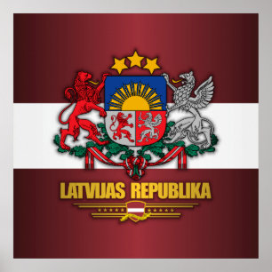Poster Orgulho letão