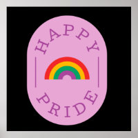 Orgulho LGBT. Feliz orgulho. Gay amor. Pôster