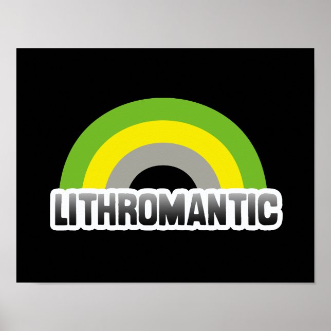Póster Orgulho Litromântico (Frente)