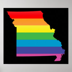 Póster orgulho missouri.