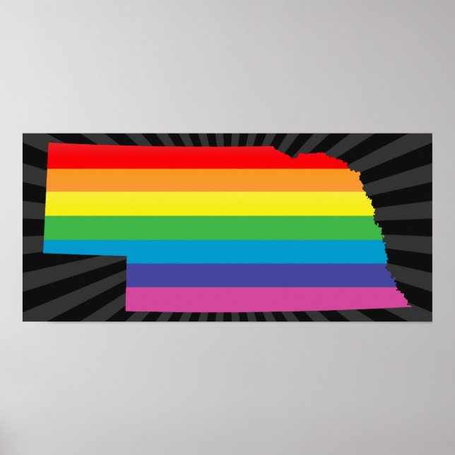 Póster orgulho nebraska. (Frente)