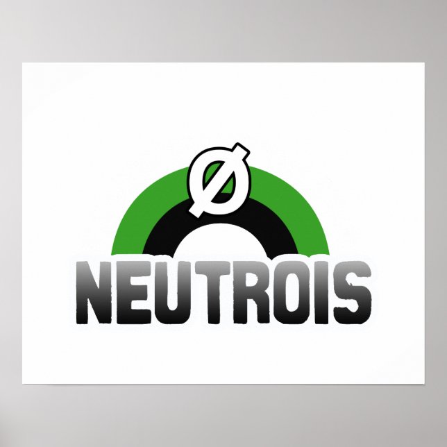 Póster Orgulho Neutrois (Frente)