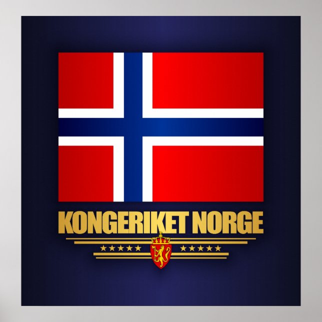 Poster Orgulho Norueguês (Frente)