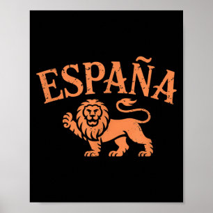 Poster Orgulho Património Espanha Águia Vintage Espanha