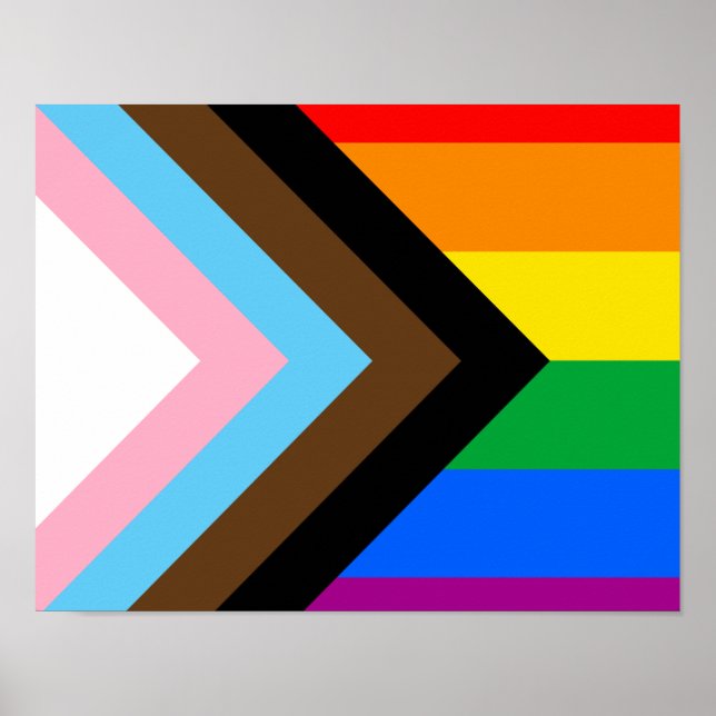 Poster Orgulho Progressivo LGBTQ+ (Frente)