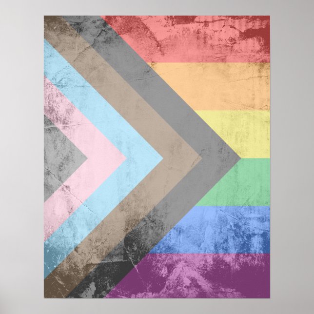 Poster Orgulho Progressivo LGBTQ+ (Frente)