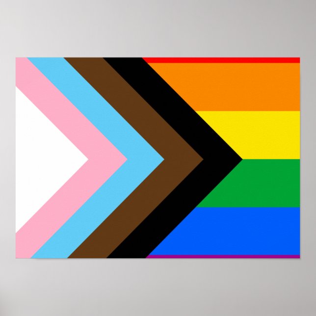 Poster Orgulho Progressivo LGBTQ+ (Frente)