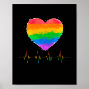Poster Orgulho Pulso Pulso LGBTQ Orgulho Comunitário