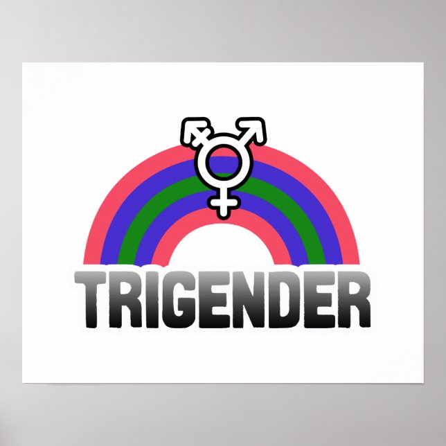 Poster Orgulho Trigênero (Frente)