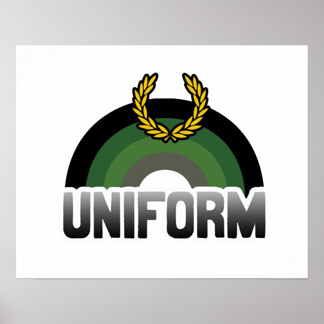 Póster Orgulho Uniforme (Frente)
