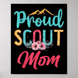 Poster Orgulhosa Mãe de Escoteiro Feliz Dia das Mães Acam