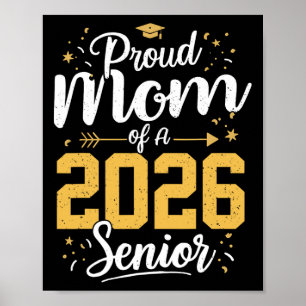 Poster Orgulhosa Mãe De Um 2026 Sênior 2026 Cl De 2026 Gr