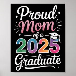 Poster Orgulhosa Mãe De Um Graduado De Mais velho Classe