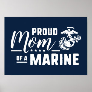 Poster Orgulhosa Mãe de um Marinho