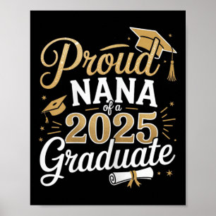 Poster Orgulhosa Nana De 2025 Classe De Formando De 2025