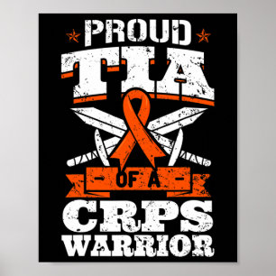 Poster Orgulhosa Tia De Um Guerreiro Do Cps Friso De Sens