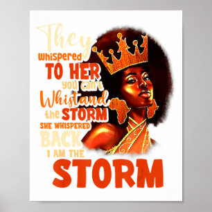 Poster Orgulhosas Senhoras Negras Afro-Americanas Históri