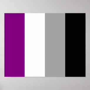 Póster Orgulhoso Asexual