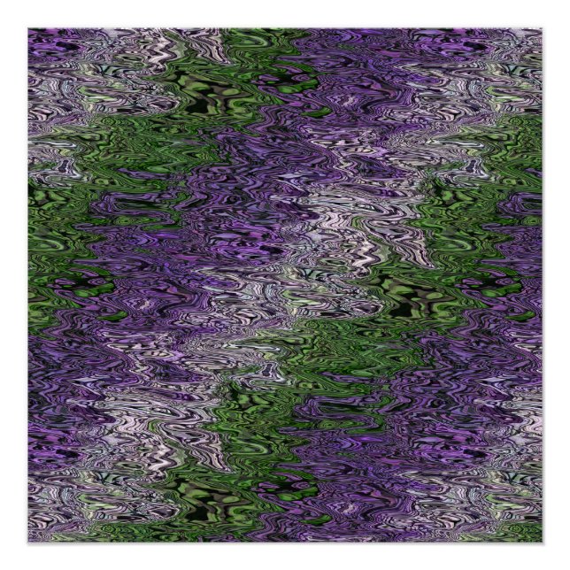 Póster Orgulhoso Grunge Groovy Funky Trippy Gênero Queer (Frente)
