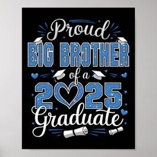 Poster Orgulhoso Irmão Mais Velho De Um Graduando Da Turm
