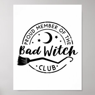 Poster Orgulhoso Membro Do Dia de as Bruxas engraçado Do 