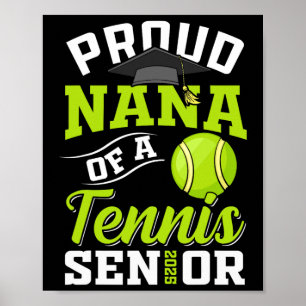 Poster Orgulhoso Nana De Um Tênis De Graduação De 2025