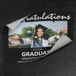 Poster Orgulhoso Pai/Mãe do Graduado | Foto