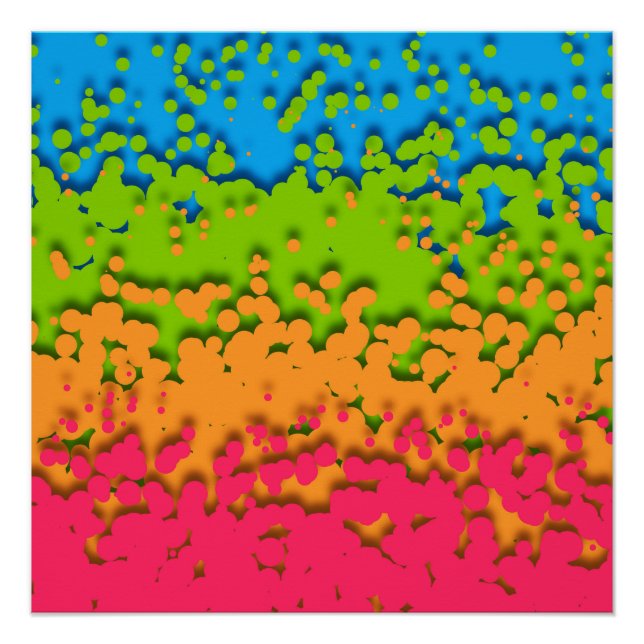 Póster Orgulhoso Panromântico Groovy Retro Bubbly Trippy  (Frente)