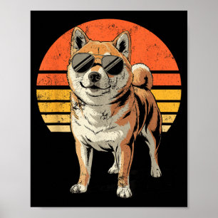 Poster Orgulhosos Homens e Mulheres Cool Shiba Inu Propri