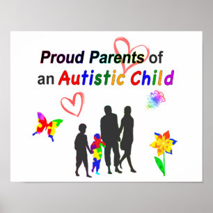 Poster Orgulhosos Pais do Autismo