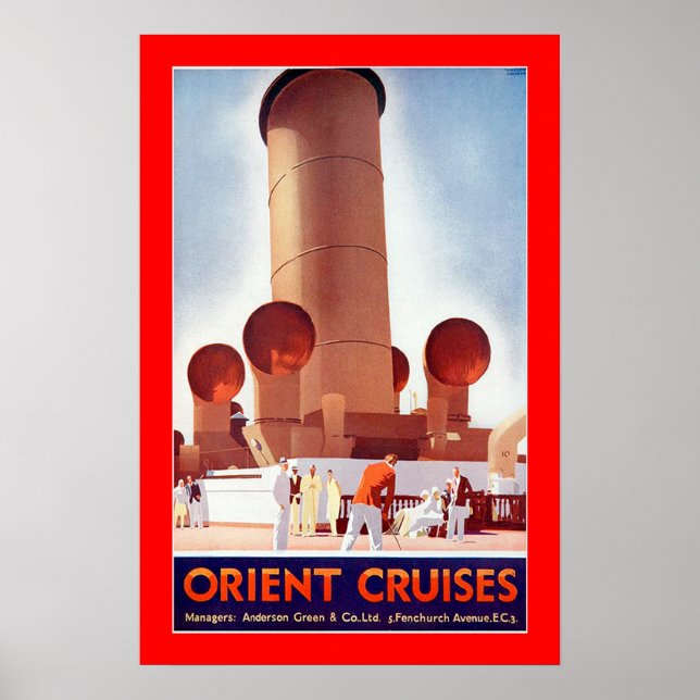 Poster Orient Cruises Big Funnel (Frente)