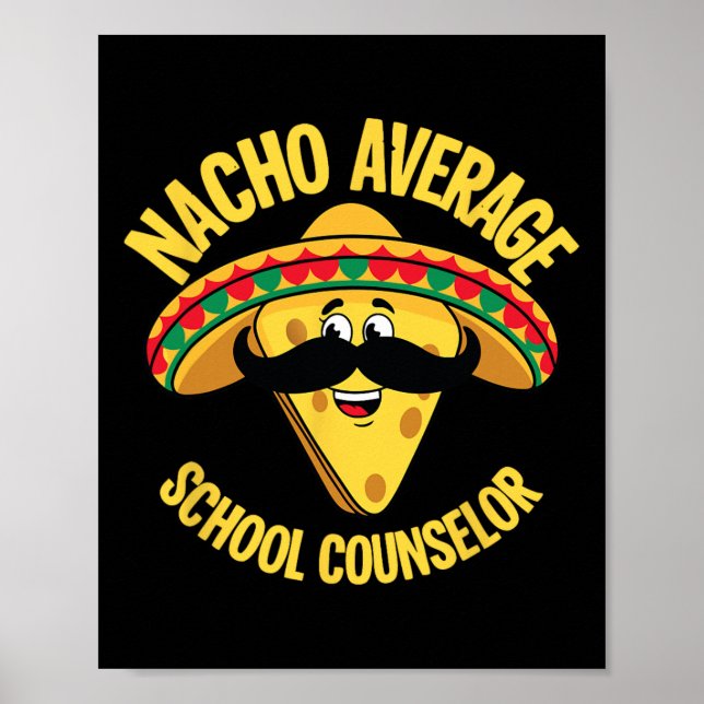 Poster Orientador Escolar Médio Nacho Cinco De Ma (Frente)