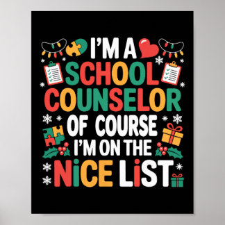 Poster Orientador Escolar Natal Eu Sou Um Orientador Esco