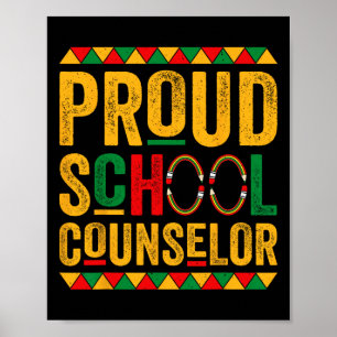 Poster Orientador Escolar Orgulhoso - Mês da História Neg