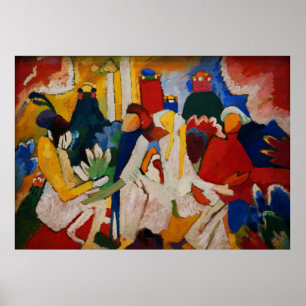 Poster Oriental por Wassily Kandinsky