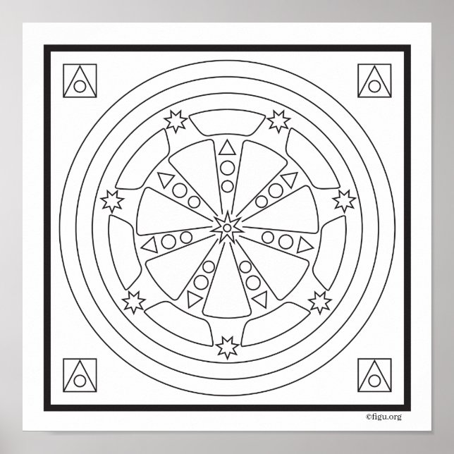 Poster Origem do ser-se e de toda a existência (Frente)