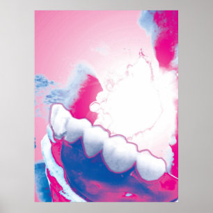 Poster original do dentista do design do modelo